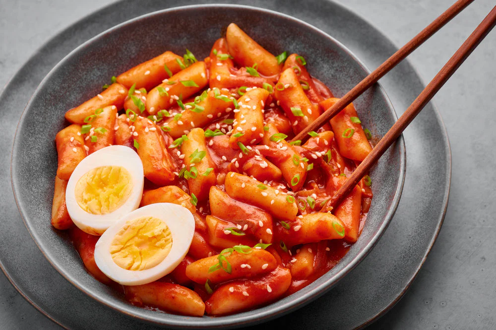 Tteokbokki Korean spicy rice cake dish
